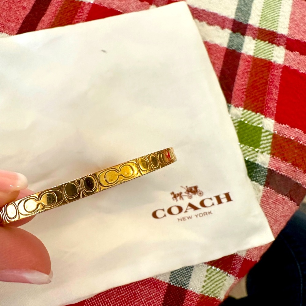 COACH gold bracelet